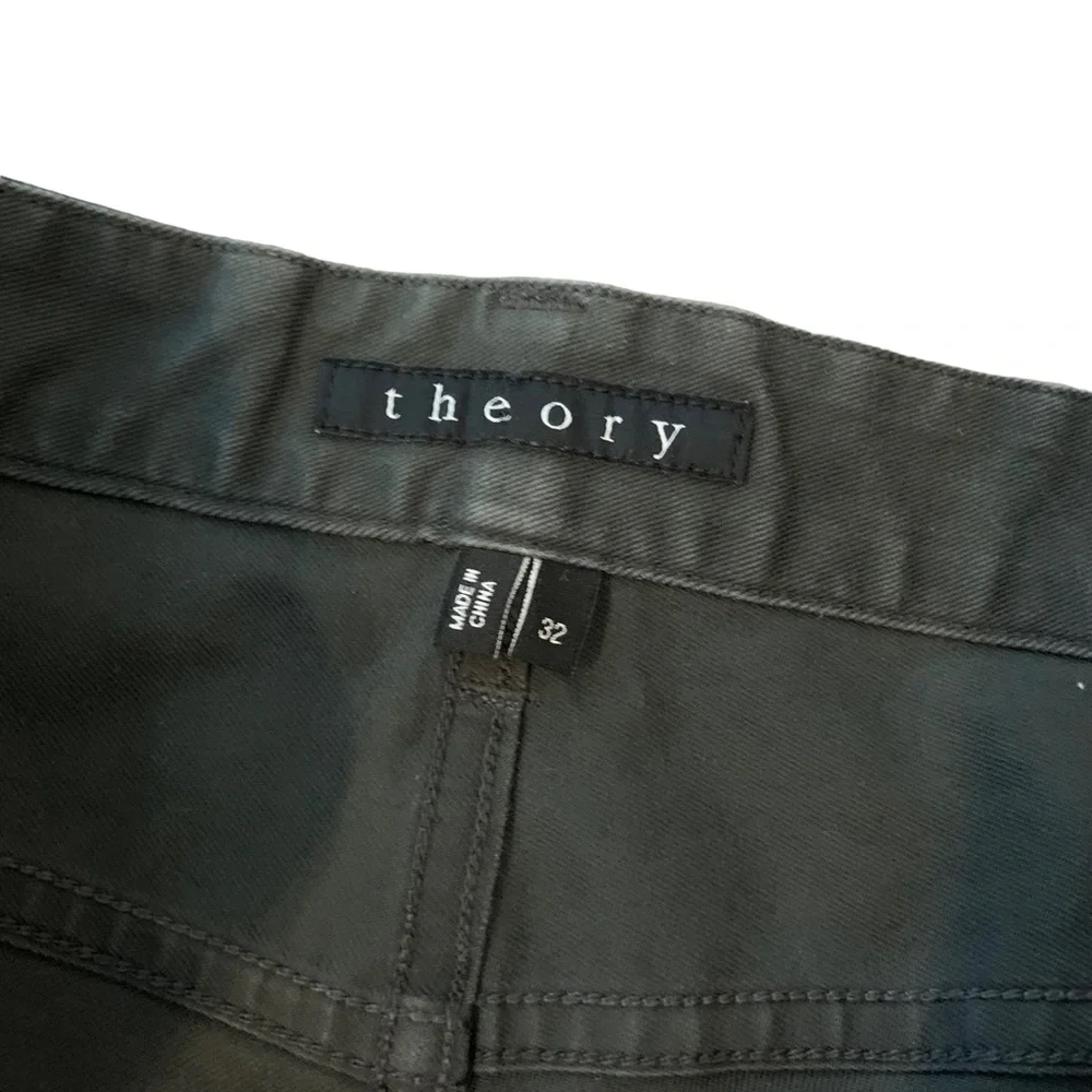 THEORY Button Fly Raffi Slim Fit Jeans Mens 32 Waist 3545 - Picture 4 of 8